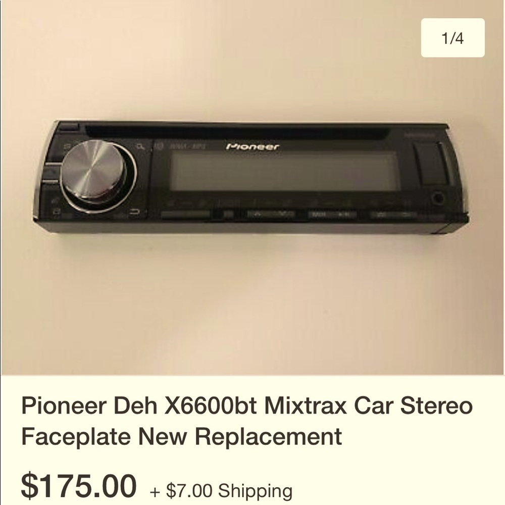 Pioneer head unit
